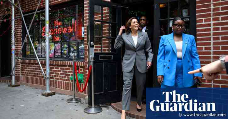Kamala Harris warns of threats to LGBTQ+ rights during visit to Stonewall
