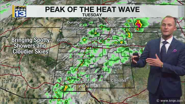 Heat continues with spotty afternoon storms