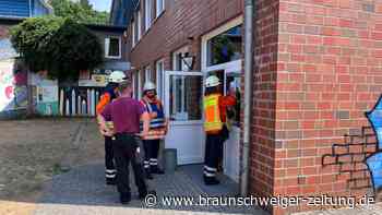 Feuerwehr-Übung in Meinersen: Hauptschule evakuiert