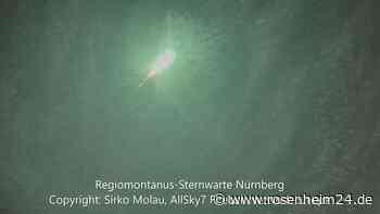 Spektakulärer Anblick: Meteoroid verglüht am Nachthimmel