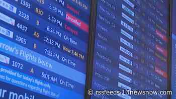 Travelers at Norfolk International Airport impacted as storms force flight cancellations