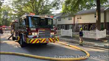 Fire damages apartment in Yorktown early Monday evening