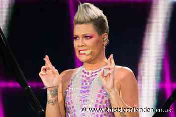 P!nk left in shock at BST Hyde Park as ashes thrown on stage