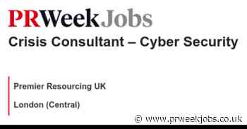 Premier Resourcing UK: Crisis Consultant – Cyber Security