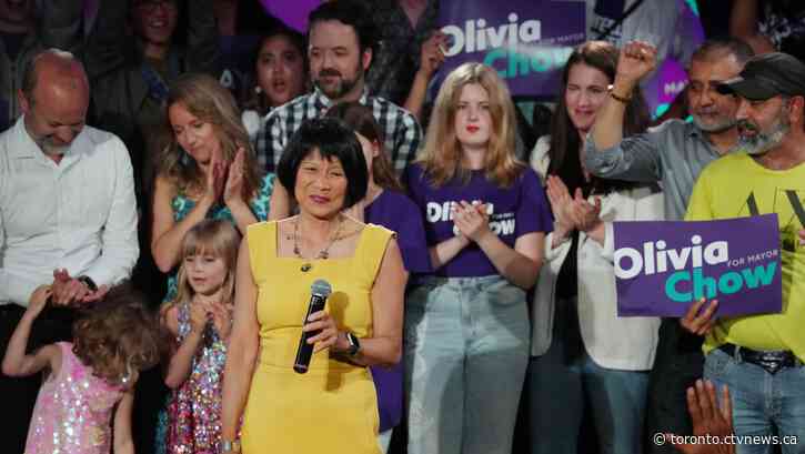 Olivia Chow elected mayor of Toronto
