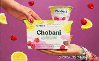 Chobani's Raspberry Lemonade Greek yogurt now a permanent flavor
