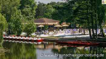 Braunschweig: Oker-Strandbar Grinsekatz hat eröffnet