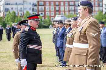 RAF Hendon Armed Forces parade marks Normandy and Ukraine