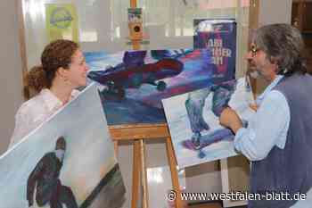 Schloß Holte-Stukenbrock: Workshop mit dem Kunstdozenten Christoph Kern