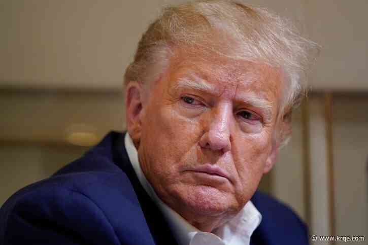 In an audio recording Donald Trump discusses a 'highly confidential' document with an interviewer