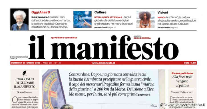 Passaggio di testimone a Il Manifesto, Andrea Fabozzi eletto direttore al primo scrutinio