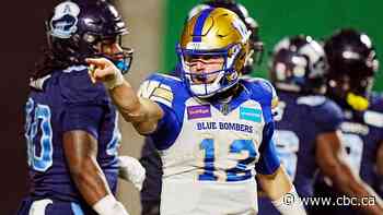 QB Dakota Prukop back with Blue Bombers after stint with USFL's New Jersey Generals