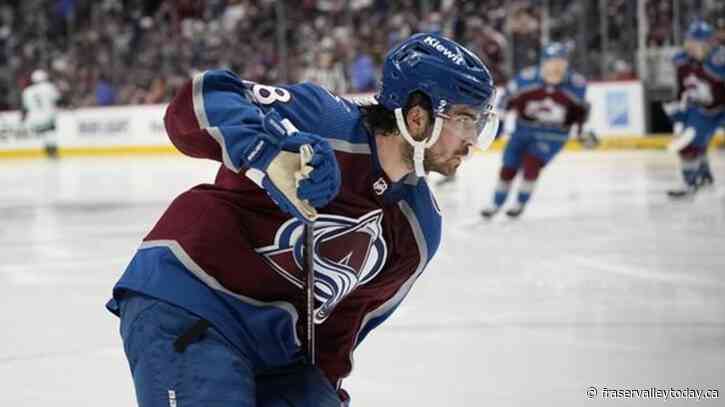 Canadiens deal draft picks, Fairbrother for Colorado’s Alex Newhook