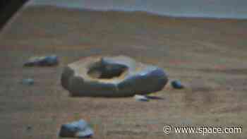 Mars donut! Perseverance rover spots holey Red Planet rock (photo)