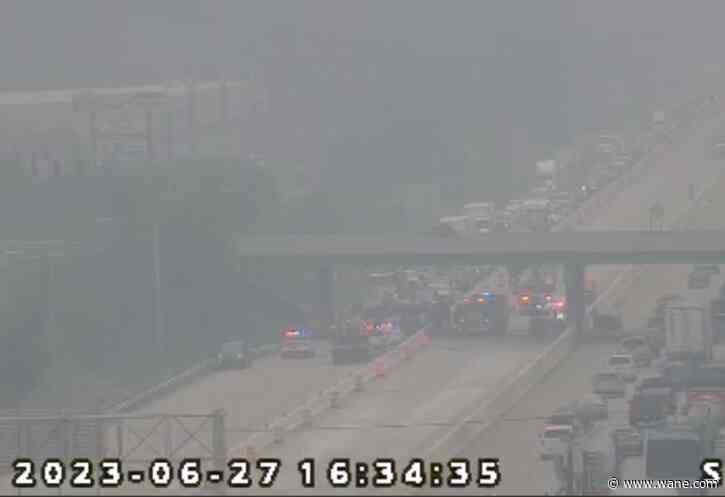 I-69 back open after 5-vehicle crash halts traffic