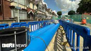 Swindon burst water main may close road for two more weeks