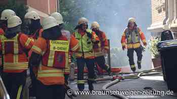 Dachgeschoss brennt in Adolfstraße Braunschweig