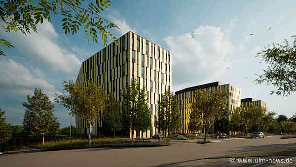 Türme wachsen im Turbo-Tempo: Bau des markanten Bürokomplexes "Universelle Ulm" im Zeitplan
