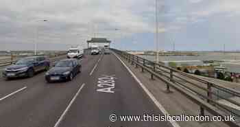 Lorry and car crash on M25 Dartford Crossing causes delays