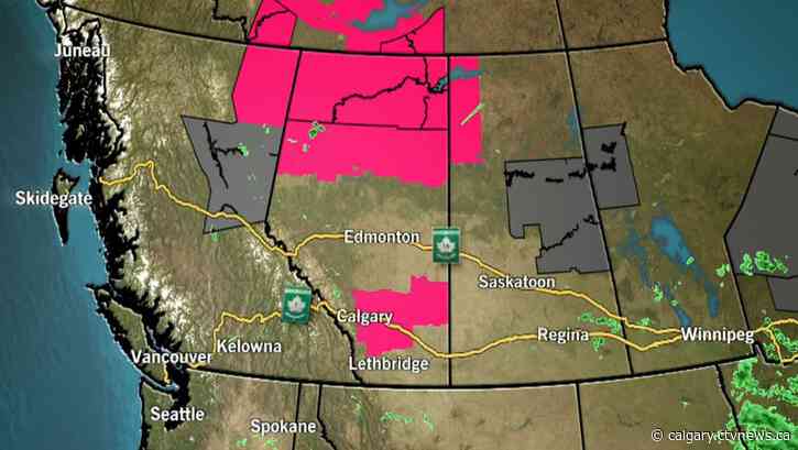 Hot weather settles in for Calgary