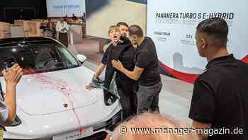 Porsche: Aktivisten stören Porsches Hauptversammlung