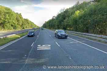 Two lanes of M6 closed after lorry overturns