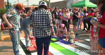 ‘We’re all one community‘: Westlock paints Pride crosswalk