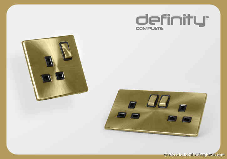 Scolmore adds antique brass to its Definity Complete range