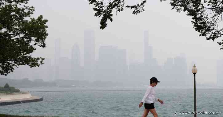 Rauch von Waldbränden in Kanada hüllt Chicago ein