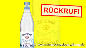 Mineralwasser von Gerolsteiner: Rückruf wegen Schimmel