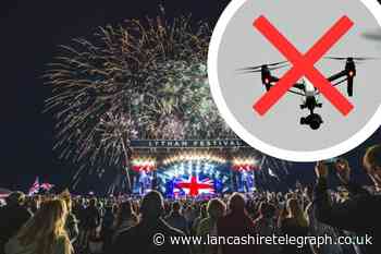 Drones banned from flying over Lytham Festival this month