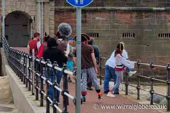 CBBC's Andy and the Band spotted filming in New Brighton
