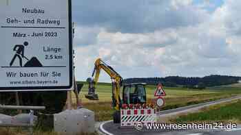Vor Fertigstellung: Neuer Geh- und Radweg von Egglkofen nach Aich