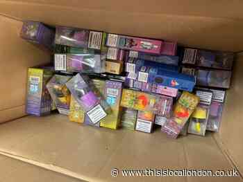 Romford shop raid sees illegal tobacco and vapes seized