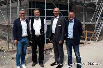 Richtfest für Neubau auf dem Gelände des Brüderkrankenhauses in Paderborn