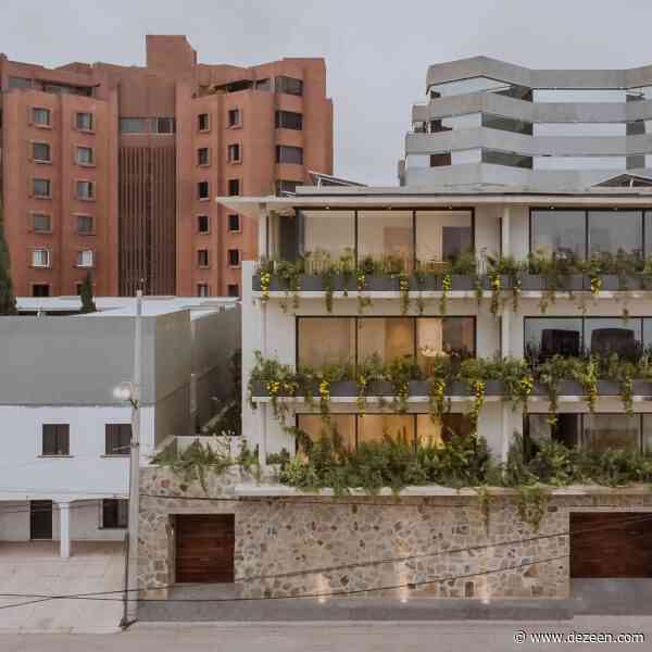 Cuartopiso and Barragán Arquitectos wrap Mexican apartment building in planted balconies