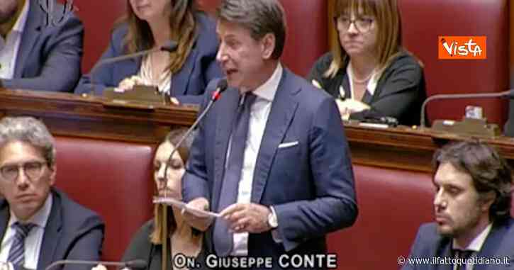 Conte a Meloni: “Il governo ha superato il noviziato, la favola dell’underdog non funziona più” – Video