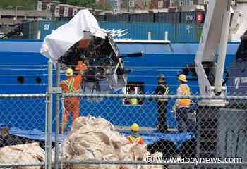 Ship carrying debris from Titan submersible returns to Newfoundland port