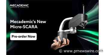 Le robot micro-SCARA de Mecademic est maintenant disponible en précommande