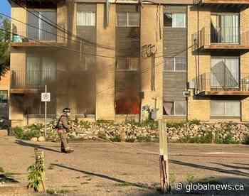 Saskatoon apartment fire sends one person to hospital, causes $50,000 in damage
