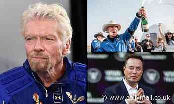 Richard Branson will enter billionaire space tourism race TOMORROW when Virgin Galactic takes off