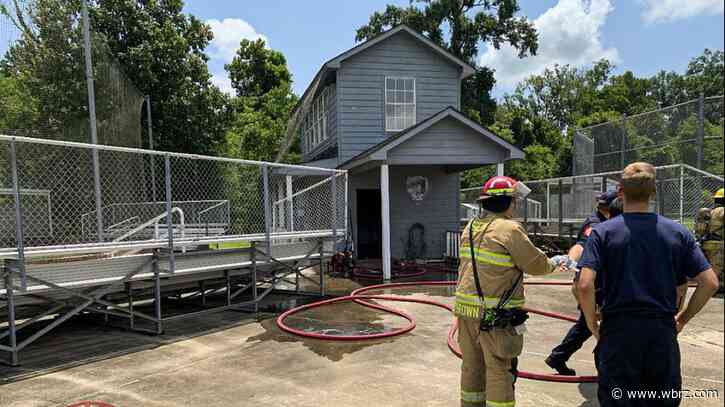 Minor arrested for setting fire to concession stand at Woodlawn High School softball field