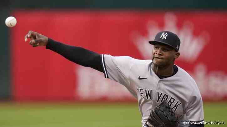 Yankees’ Domingo Germán perfect through 8 innings against Athletics