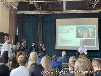 Students created pledges to tackle environmental issues