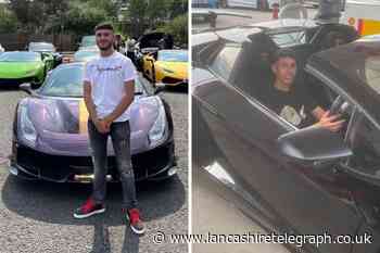 Ferrari and Lamborghinis hired by Blackburn school leavers