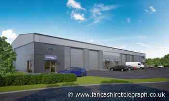 Carl Fogarty Way commercial unit in construction fast lane
