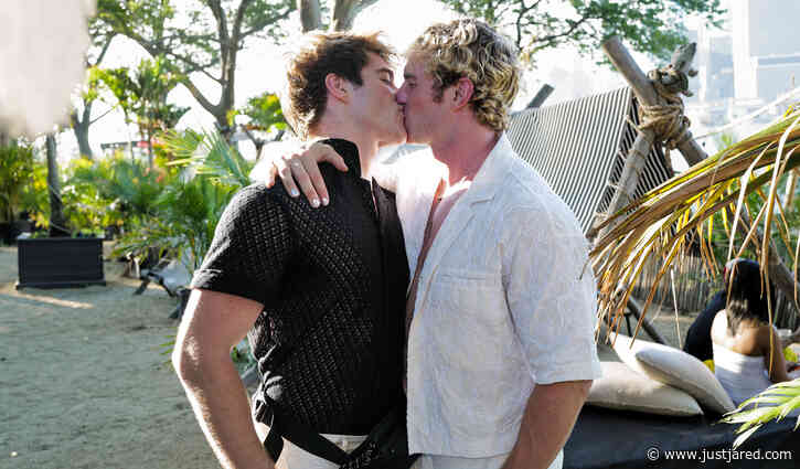 Froy Gutierrez & Zane Phillips Confirm Relationship By Kissing at NYC Pride Party!