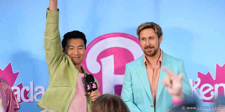 Ryan Gosling & Simu Liu Bring Their 'Kenergy' To Canada For 'Barbie' Movie Promo