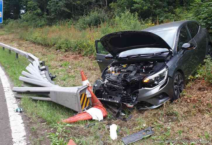 Police issue warning after drunk driver wrecks car