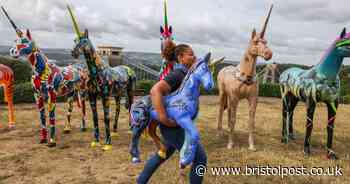 Unicorn Fest organisers 'dismayed' after statue's horn snapped off